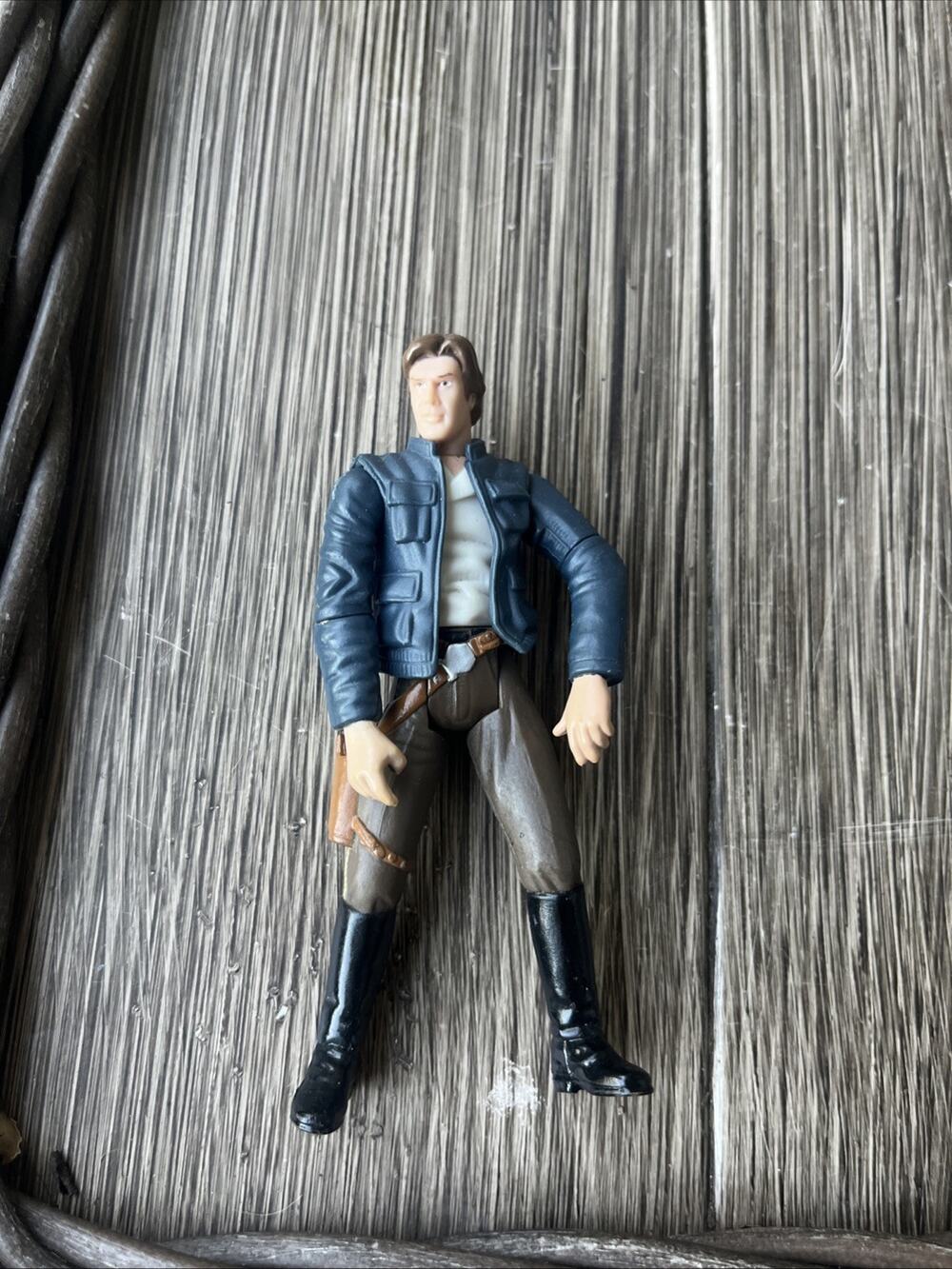 Star Wars POTF Bespin Han Solo 3.75” Figure 2000 Vintage Classic Jacket ESB